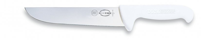 Blokový nůž v délce 26 cm F.DICK - Modrý - Blokový nůž F.Dick  26 cm: Blokový nůž Dick, bílá v délce 26 cm
