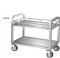 SERVÍROVACÍ VOZÍK 2 PLATÝ S OHRÁDKOU 1000 mm - SV2PO011.0310
