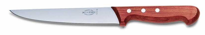 Vykrvovací nůž se dřevěnou rukojetí v délce 18 cm F.DICK