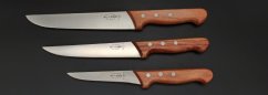 Sada 3 nožů se dřevěnou rukojetí 18 cm, 13 cm a 21 cm F. Dick