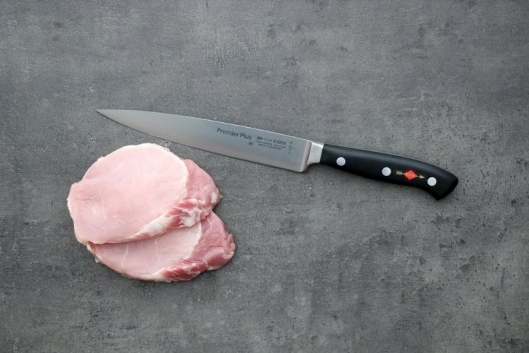 Dranžírovací nůž Dick Premier Plus kovaný v délce 18 cm - Barva: Černá