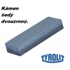 Kámen brusný dvouzrnný-šedý"Tyrolit" 50x25x200