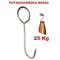 Háček na maso nerez s okem 180 x 6 mm-25 kg