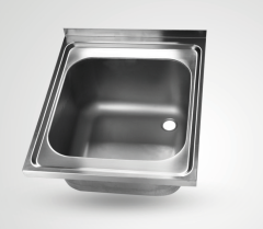 Jednodřez s prolisem 600x600 a  vanou 500x500x250mm- Kód: