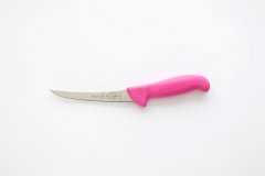 F.DICK Vykosťovací nůž se zahnutou čepelí, poloohebný 15 cm - růžový