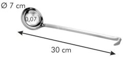 Naběračka nerez monoblok 7 cm, 0.07 l