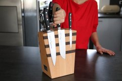 Magnetický blok/stojan na nože s příslušenstvím Premier Plus, dřevěný DICK